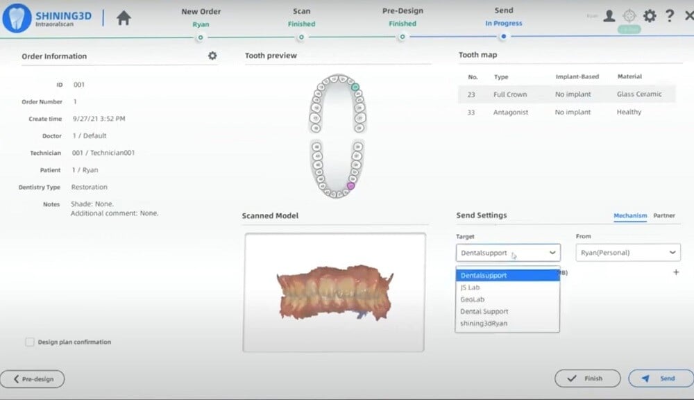 detalii despre platforma Scannerul Intraoral